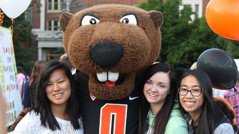 oregon state students with benny - hogue
